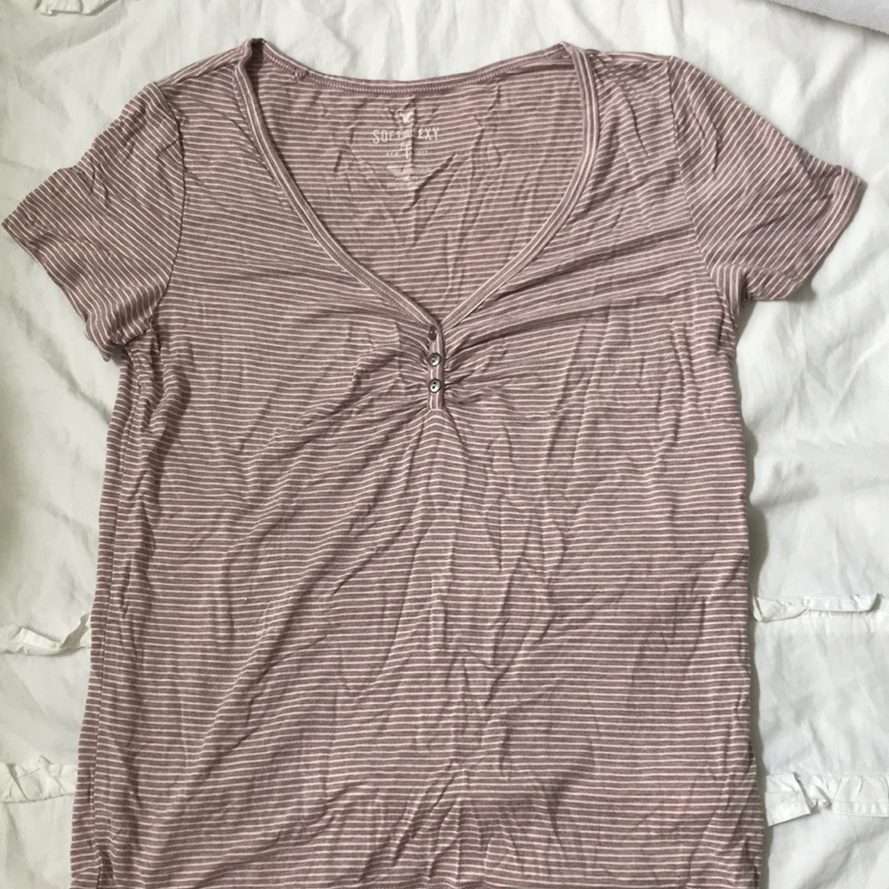 American eagle striped tshirt
